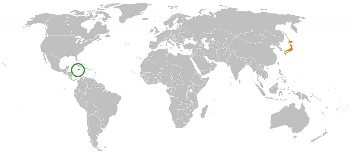 jamaica sa ang mapa ng mundo