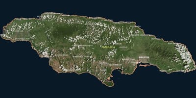 Mapa ng aerial jamaica
