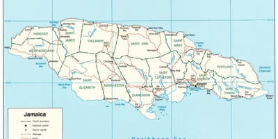 Mapa ng black river jamaica