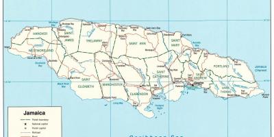 Ang jamaican mapa