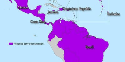 Mapa ng jamaica zika
